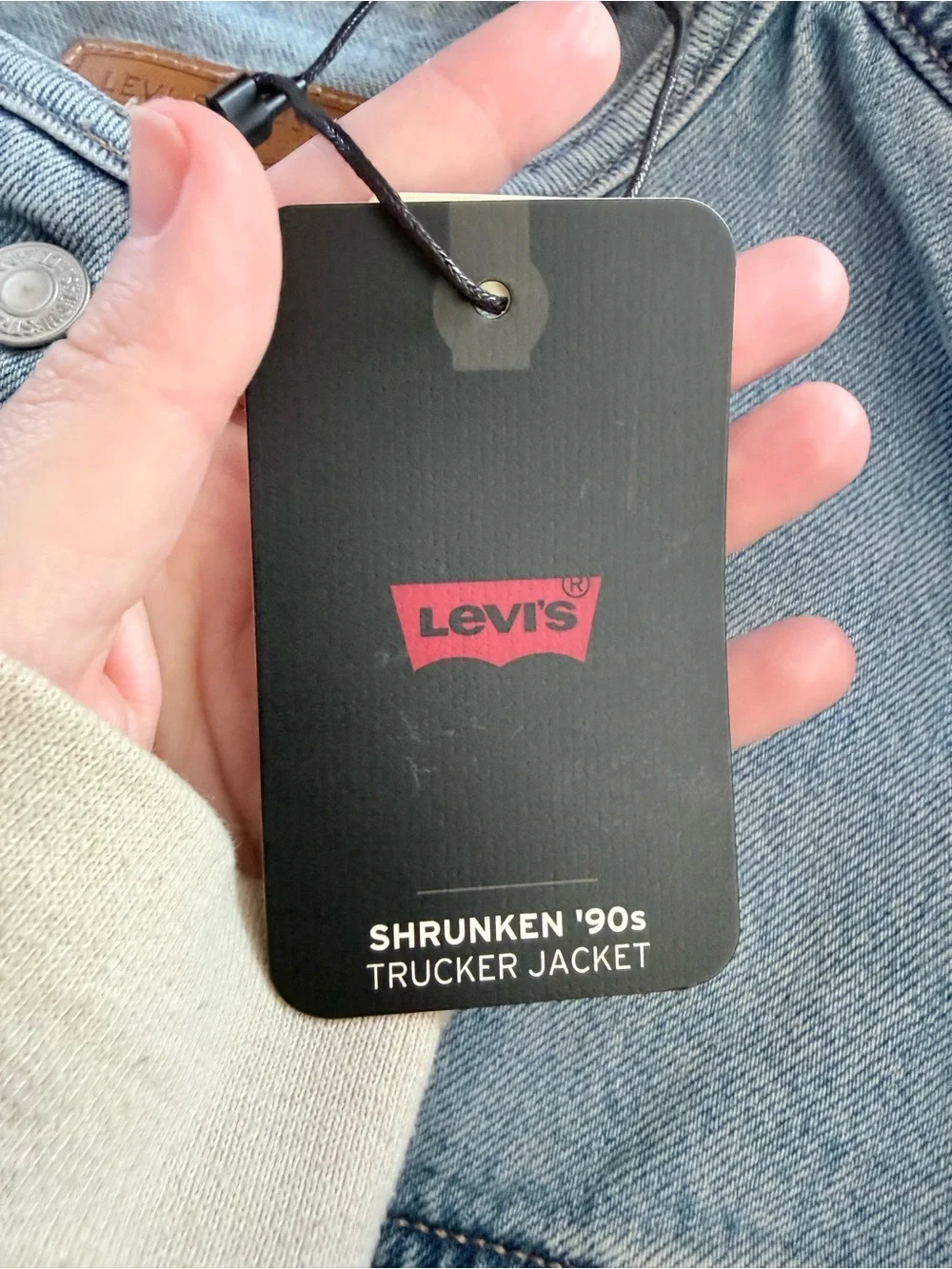 Levi's ‘90s Shrunken Collarless Trucker Jacket - Picture 3 of 5